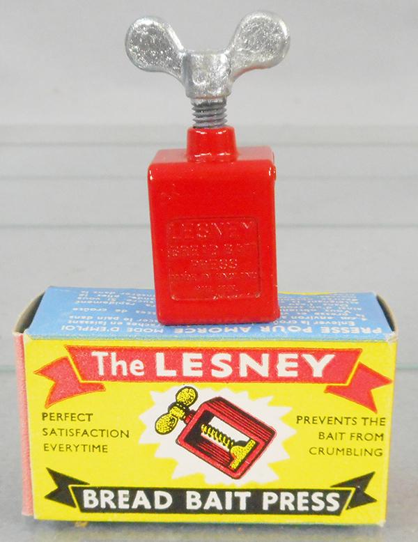MATCHBOX LESNEY BREAD BAIT PRESS: die cast, ca 1954, orig box, C9.