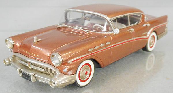 CONQUEST MODELS 1957 BUICK ROADMASTER: bronze w/red trim, C9.