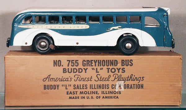 BUDDY L 755 GREYHOUND BUS