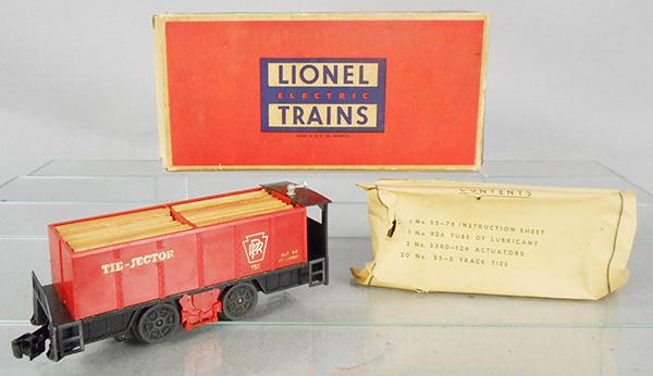 LIONEL 55 TIE-JECTOR CAR (1 of 1)
