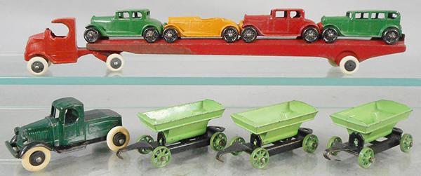 2 TOOTSIETOY MACK TRUCK SETS (1 of 1)
