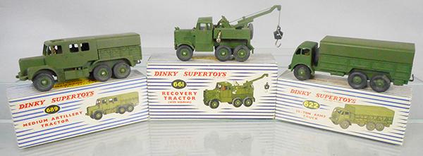 3 DINKY MILITARY VEHICLES (1 of 1)