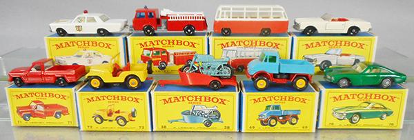 9 MATCHBOX VEHICLES (1 of 1)
