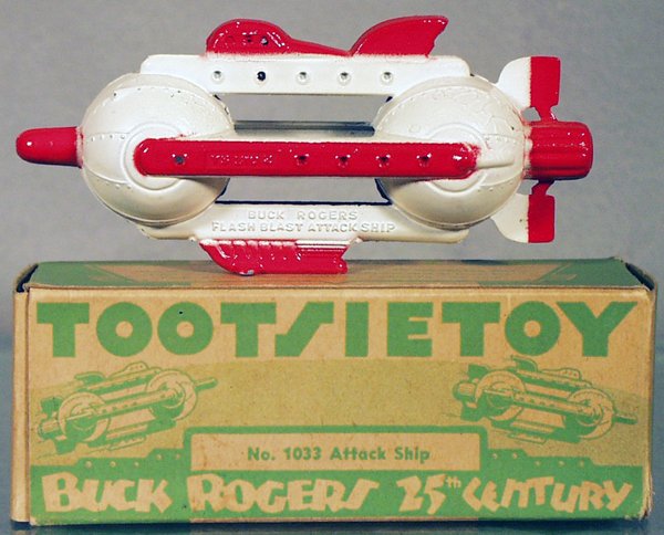 TOOTSIETOY BUCK ROGERS FLASH BLAST ATTACK SHIP