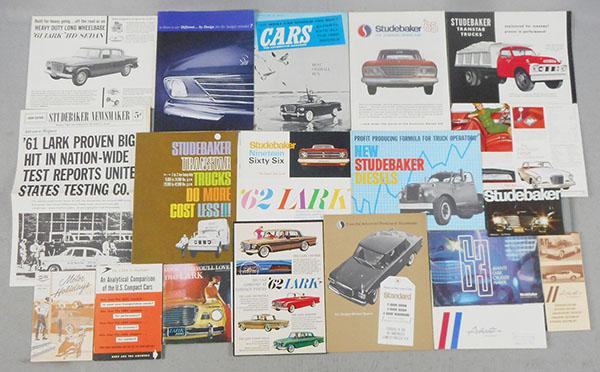 20 STUDEBAKER AUTO BROCHURES (1 of 1)