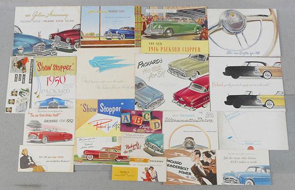 20 PACKARD AUTO BROCHURES (1 of 1)