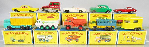 10 MATCHBOX VEHICLES (1 of 1)
