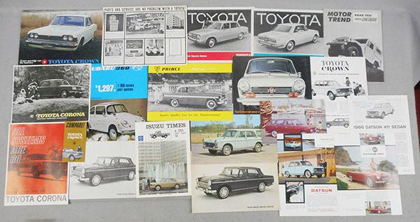 20 JAPANESE AUTO BROCHURES (1 of 1)
