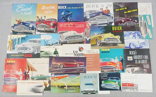 25 BUICK AUTO BROCHURES (1 of 1)