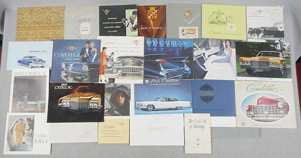 24 CADILLAC AUTO BROCHURES (1 of 1)