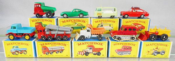 9 MATCHBOX VEHICLES (1 of 1)