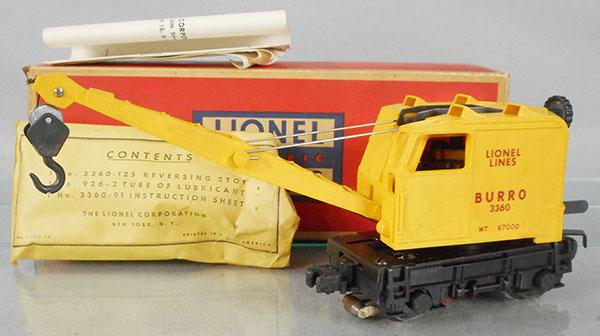 LIONEL 3360 BURRO CRANE (1 of 2)