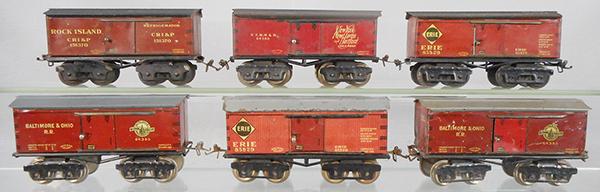 6 IVES 64 FREIGHT CARS (1 of 2)