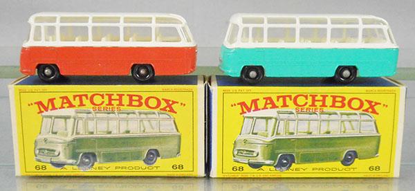 2 MATCHBOX 68B1 MERCEDES COACHES (1 of 1)