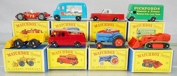 8 MATCHBOX VEHICLES (1 of 1)