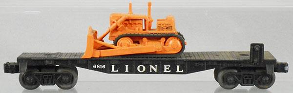 LIONEL 6816 ALLIS CHALMERS FLAT CAR (1 of 2)