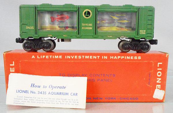 LIONEL 3435 TRAVELLING AQUARIUM CAR (1 of 2)
