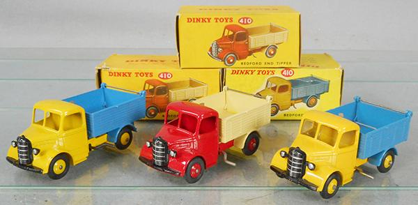 3 DINKY 410 BEDFORD TIPPERS (1 of 1)
