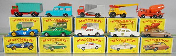 10 MATCHBOX VEHICLES (1 of 1)