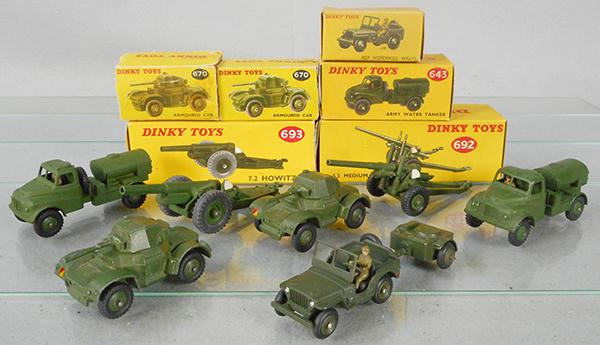 dinky military vehicles