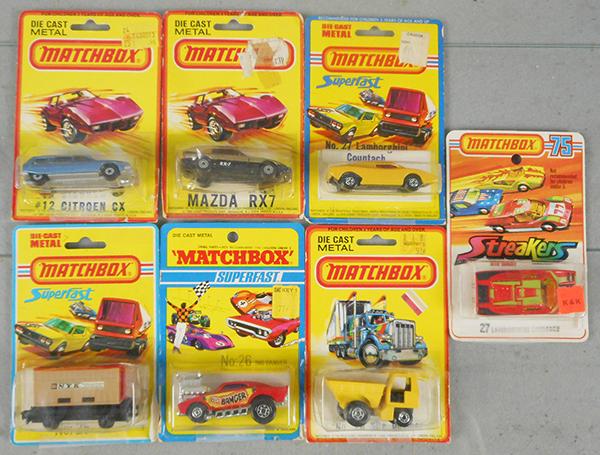 7 MATCHBOX SUPERFAST BLISTER PACKS (1 of 1)