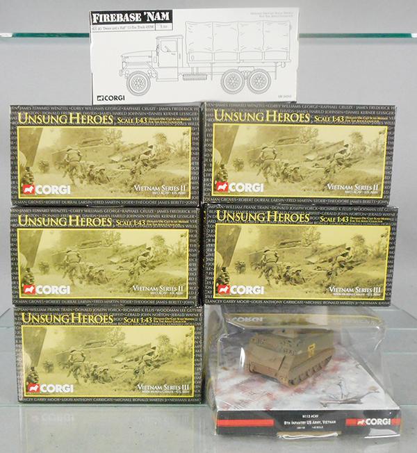 7 CORGI MILITARY VEHICLES (1 of 1)