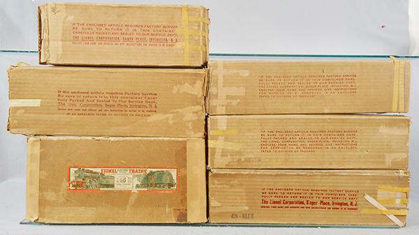 LIONEL 396E BLUE COMET ORIG BOXES (1 of 1)