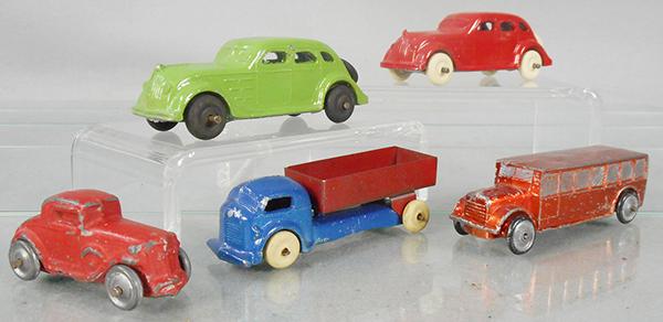 5 SLUSH DIE CAST VEHICLES (1 of 2)