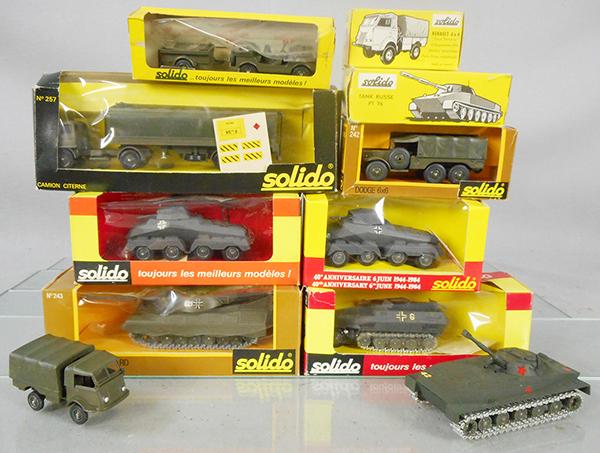 9 SOLIDO MILITARY VEHICLES (1 of 1)