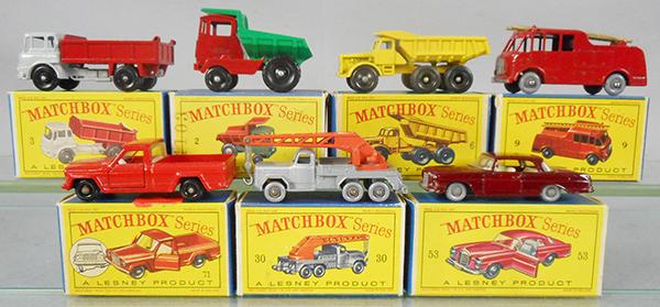 7 MATCHBOX VEHICLES (1 of 1)