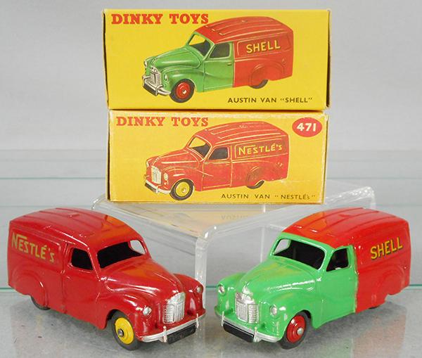 2 DINKY AUSTIN VANS (1 of 2)