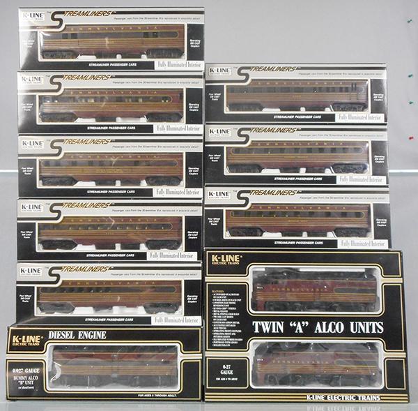 K-LINE PA FLEET OF MODERNISM TRAIN SET (1 of 1)