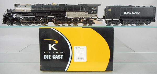 K-LINE K3790-4015S UP BIG BOY: O ga, w/Lionel TMCC, RailSounds & smoke, loco cowcatcher damaged, orig box & insert worn, C8.