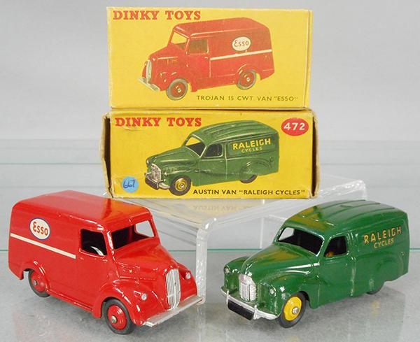 2 DINKY ADVERTISING VANS (1 of 2)
