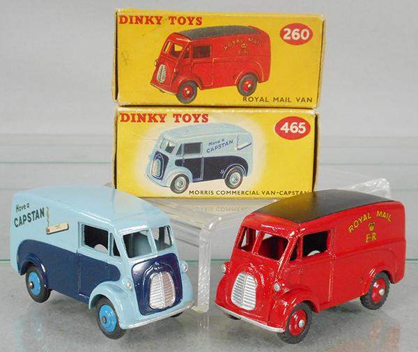 2 DINKY MORRIS ADVERTISING VANS (1 of 2)