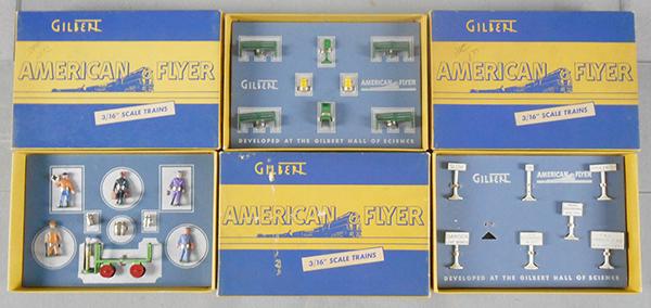 3 AMERICAN FLYER ACCESSORY SETS (1 of 1)