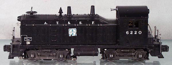 LIONEL 6220 SF NW2 SWITCHER: O ga, minor decal wear, C5-6.