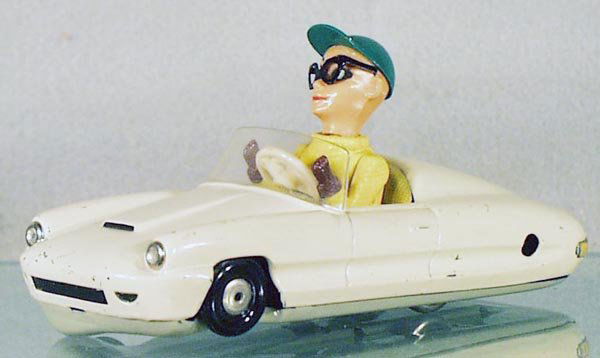 SCHUCO 1011 DALLI AUTO: made in Western Germany, cream, non-fall auto, windup working, C5.