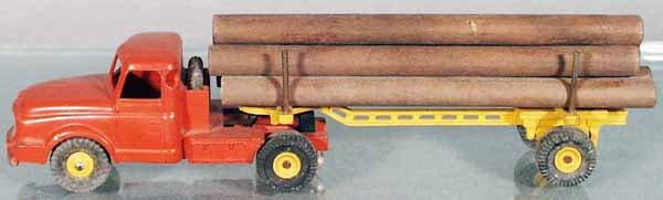 031: DINKY 36A WILLEME LOG TRUCK: mildew on tires, C6.