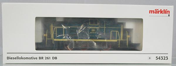 MARKLIN 54323 BR 261 DB LOCO: 1 ga, blue, w/sound, orig box & insert, C8-9.