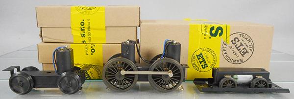 3 ETS ELECTRIC MOTORS: O ga, appear unused, orig boxes, C9.
