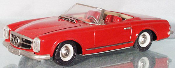SCHUCO 5307 SPORT 230SL MERCEDES: red, w/tarnished trim, C7-8.