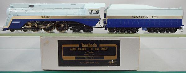 TENSHODO 163 THE BLUE GOOSE LOCO & TENDER (1 of 2)