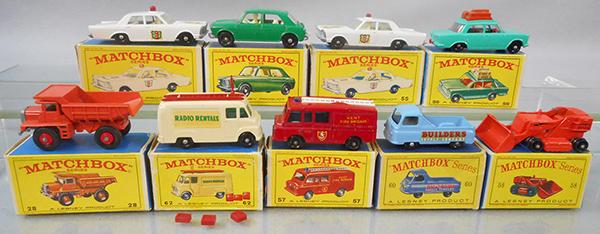 9 MATCHBOX VEHICLES (1 of 2)