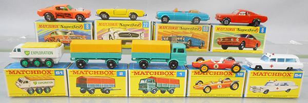 9 MATCHBOX VEHICLES (1 of 2)