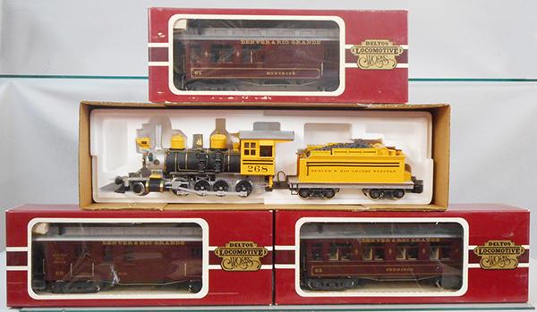 DELTON DENVER & RIO GRANDE TRAIN SET (1 of 1)