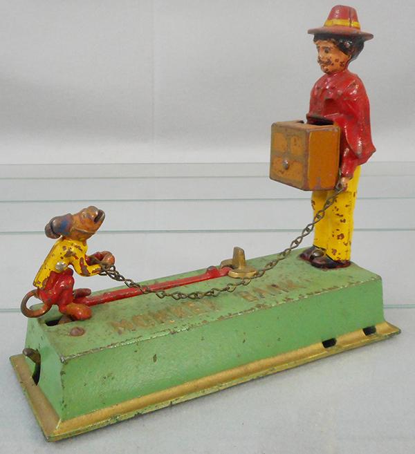 HUBLEY MECHANICAL MONKEY BANK (1 of 2)