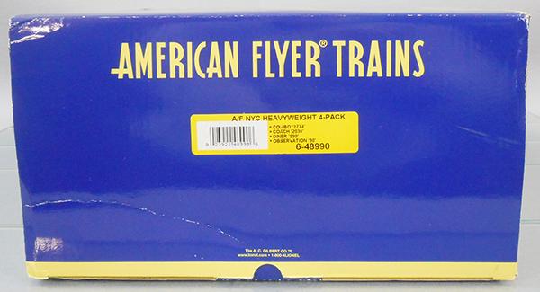 AMERICAN FLYER 48990 4-CAR NYC HEAVYWEIGHT SET (1 of 2)