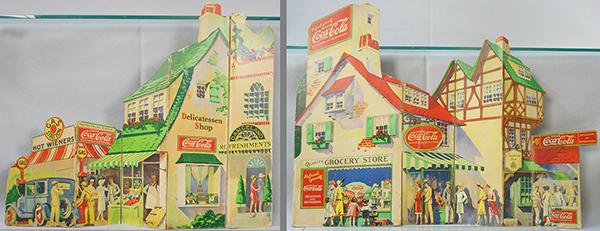 TOY TOWN COCA COLA CARDSTOCK DISPLAY (1 of 1)