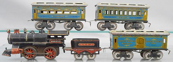 IVES YALE HARVARD TRAIN SET (1 of 3)